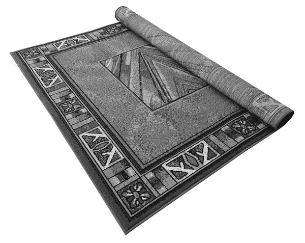 Vzorovaný kusový koberec 160x220 cm LUKEN - šedý