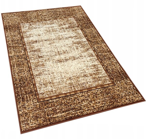 Klasický kusový koberec 50x90 cm LUKEN - hnedý