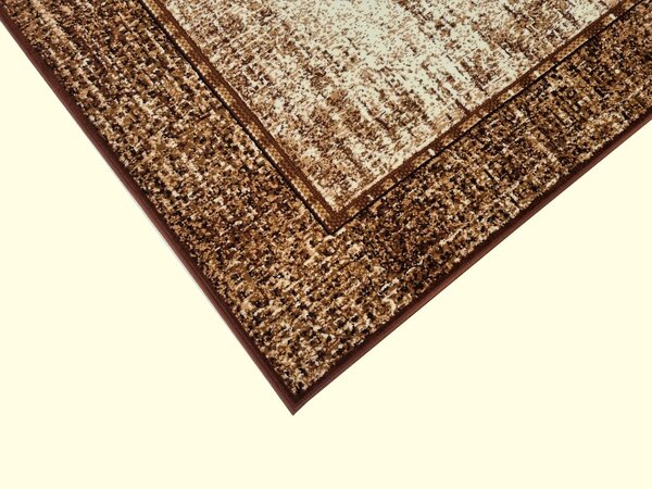 Klasický kusový koberec 50x90 cm LUKEN - hnedý