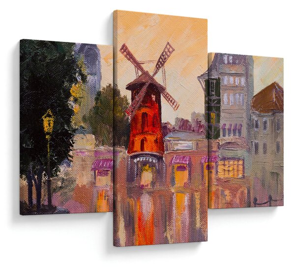 Obraz - Moulin rouge, Paríž, Francúzsko (90x60 cm)
