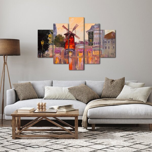 Obraz - Moulin rouge, Paríž, Francúzsko (150x105 cm)