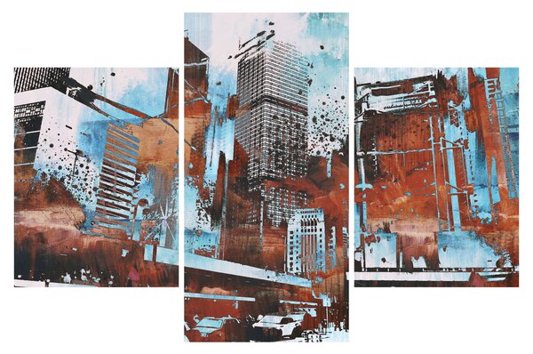 Obraz - Mrakodrapy (90x60 cm)