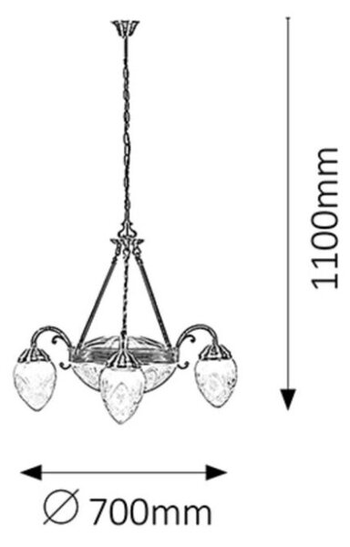 Rabalux 8633 luster Annabella