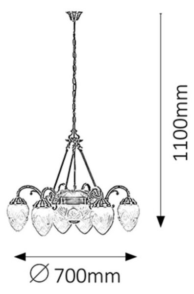 Rabalux 8636 luster Annabella