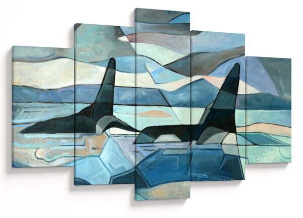 Obraz - Kosatky (150x105 cm)