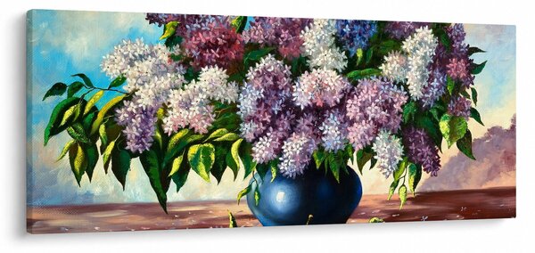 Obraz - Kytica orgovánu (120x50 cm)