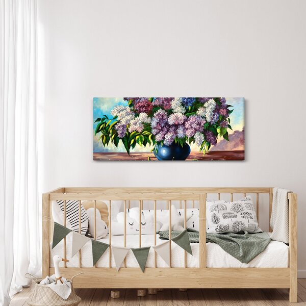 Obraz - Kytica orgovánu (120x50 cm)