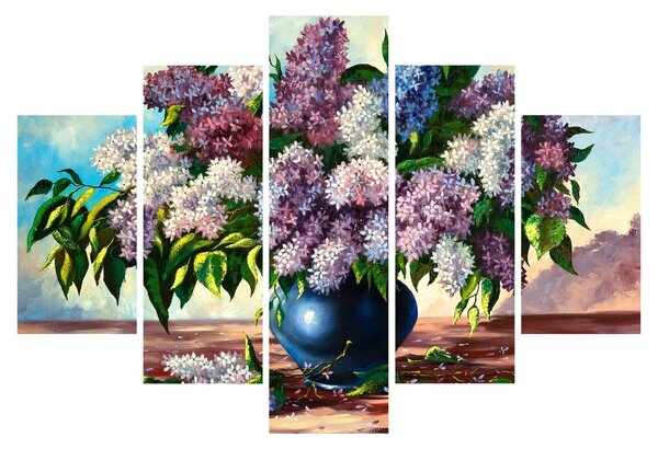 Obraz - Kytica orgovánu (150x105 cm)