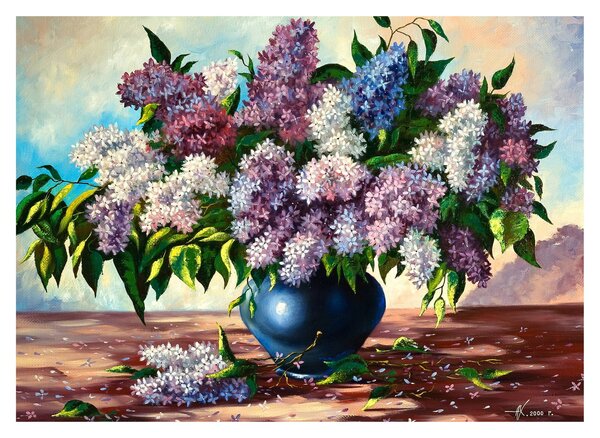 Obraz - Kytica orgovánu (70x50 cm)