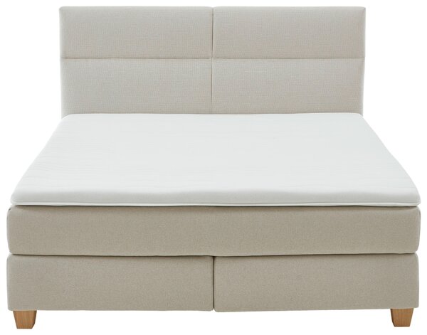 BOXSPRINGOVÁ POSTEĽ, 180/200 cm, béžová Beldomo - Sleep - Postele