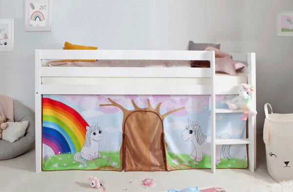 VYVÝŠENÁ POSTEĽ, 90/200 cm biela MID.YOU - Detské izby, Online Only