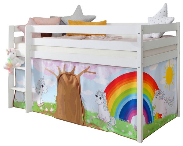VYVÝŠENÁ POSTEĽ, 90/200 cm biela MID.YOU - Detské izby, Online Only
