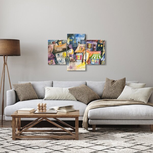 Obraz - Daždivý večer (90x60 cm)