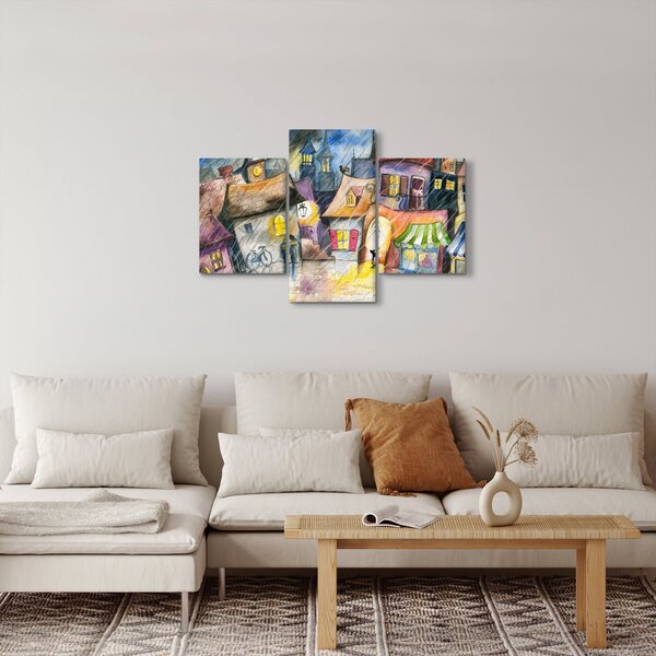 Obraz - Daždivý večer (90x60 cm)