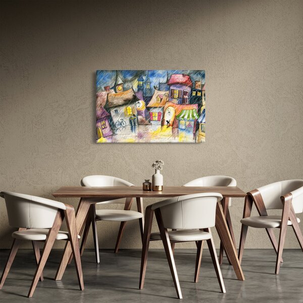 Obraz - Daždivý večer (90x60 cm)