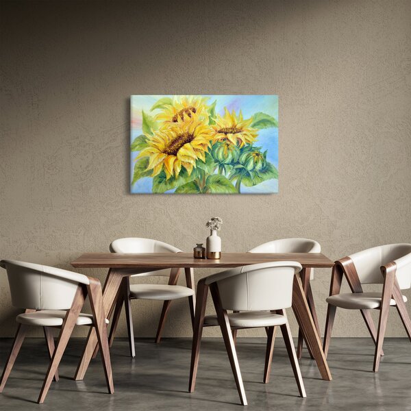 Obraz rozkvitnutých slnečníc (90x60 cm)