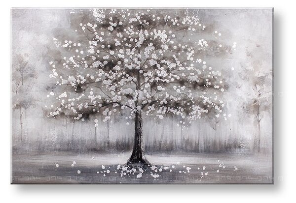 Maľovaný obraz na stenu STROM 90x60 cm