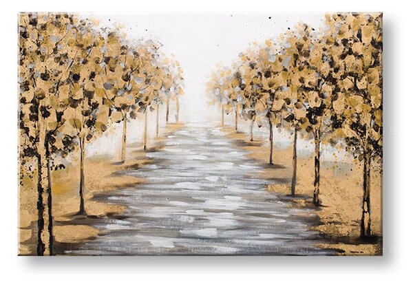 Maľovaný obraz na stenu STROMY 90x60 cm