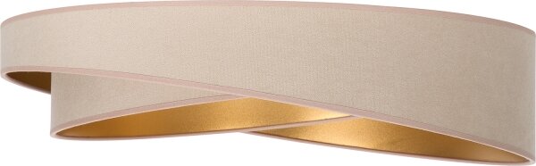BRILAGI- LED stropné svietidlo VELVET TWIST LED/24W/230V 4000K priemer 55 cm béžová/zlatá