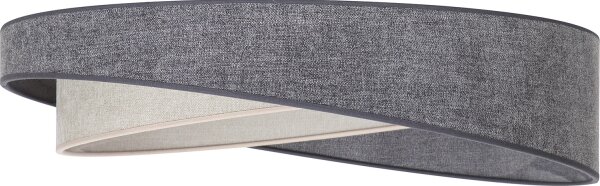 BRILAGI- LED stropné svietidlo VELVET TWIST LED/24W/230V 4000K pr. 55 cm šedá/kr
