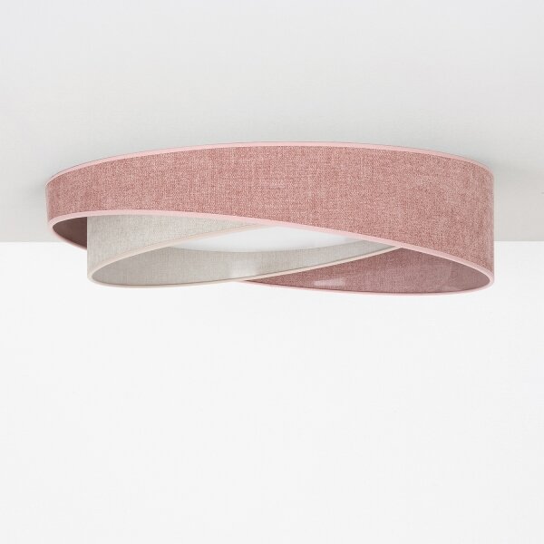 BRILAGI- LED Stropné svietidlo VELVET TWIST LED/24W/230V 4000K pr. 55 cm ruž./kr