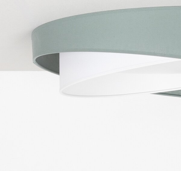 BRILAGI-LED Stropné svietidlo VELVET TWIST LED/24W/230V 4000K pr. 55 cm zelená/biela