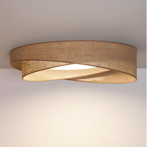 BRILAGI - LED Stropné svietidlo VELVET TWIST LED/24W/230V 4000K pr. 55 cm béžová