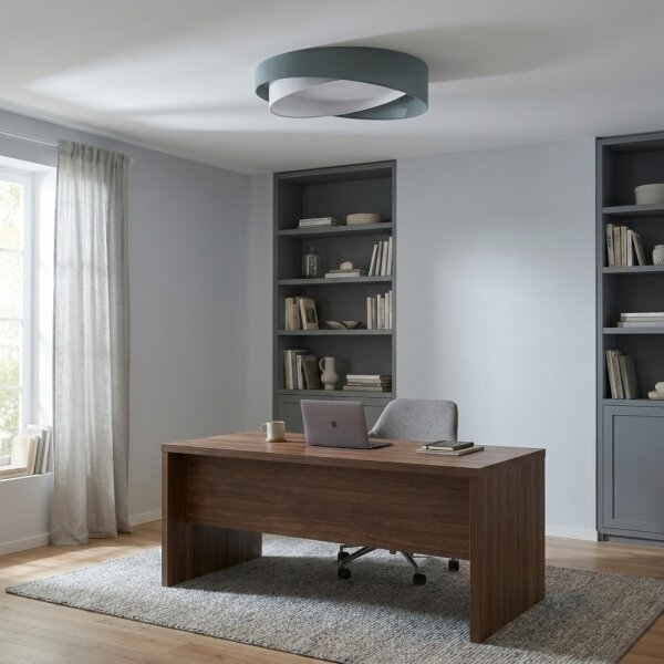 BRILAGI-LED Stropné svietidlo VELVET TWIST LED/24W/230V 4000K pr. 55 cm zelená/biela
