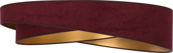 BRILAGI- LED stropné svietidlo VELVET TWIST LED/24W/230V 4000K priemer 55 cm bordová/zlatá