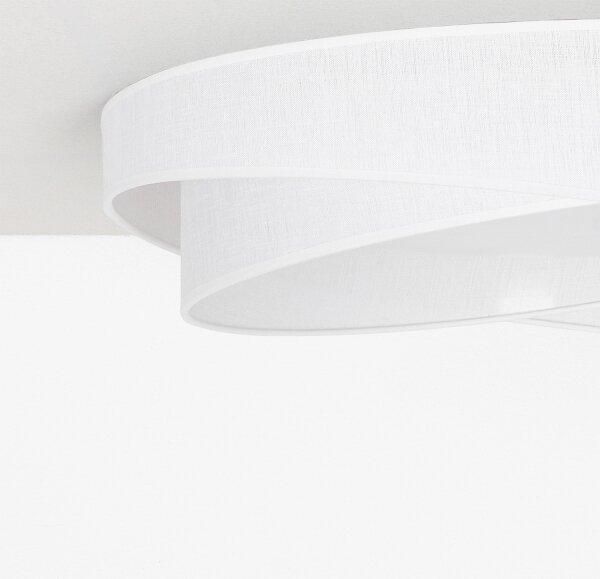 BRILAGI - LED stropné svietidlo VELVET TWIST LED/24W/230V 4000K pr. 55 cm biela