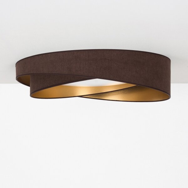 BRILAGI - Stmievateľné LED svietidlo VELVET TWIST LED/36W/230V CCT priemer 65 cm WT hn./zl. + diaľkové ovládanie