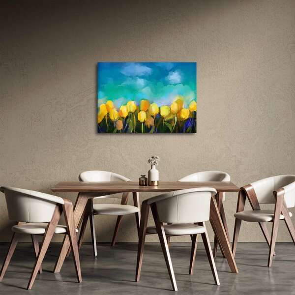 Obraz žltých tulipánov (70x50 cm)