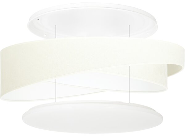 BRILAGI - LED stropné svietidlo VELVET TWIST LED/24W/230V 4000K priemer 55 cm béžová