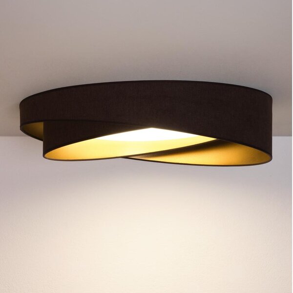 BRILAGI - Stmievateľné LED svietidlo VELVET TWIST LED/36W/230V CCT priemer 65 cm WT hn./zl. + diaľkové ovládanie