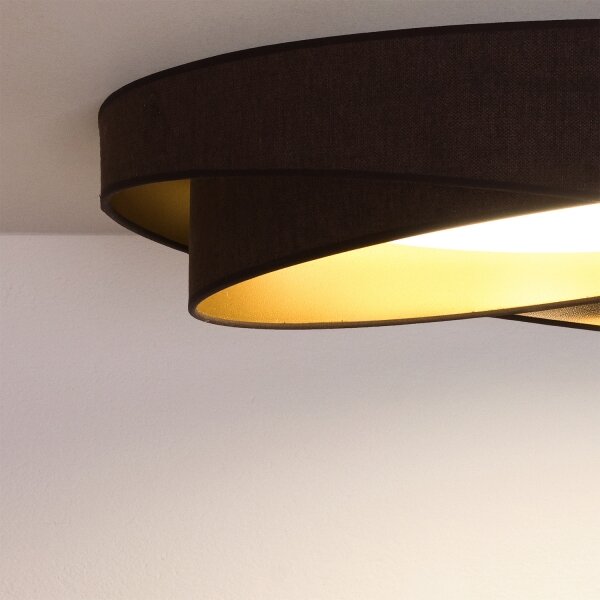 BRILAGI - Stmievateľné LED svietidlo VELVET TWIST LED/36W/230V CCT priemer 65 cm WT hn./zl. + diaľkové ovládanie