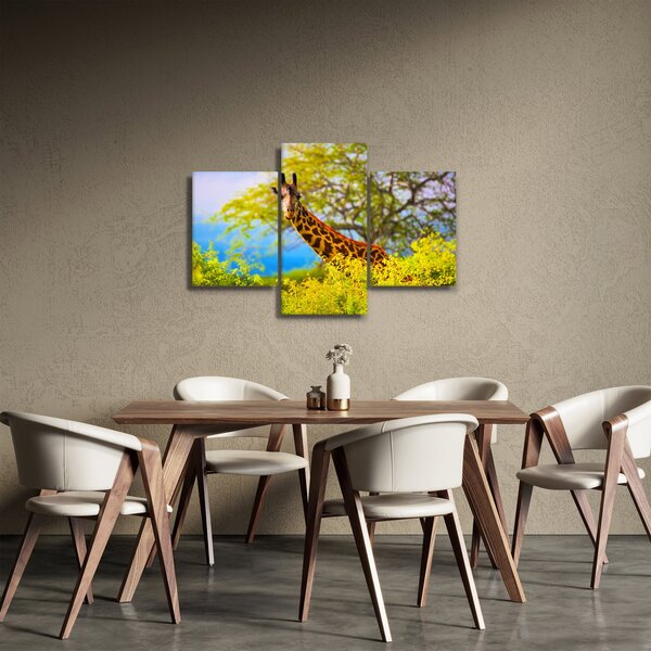 Obraz žirafy v Afrike (90x60 cm)