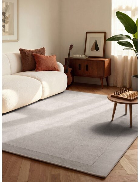 Sivý ručne tkaný koberec s prímesou vlny 160x230 cm Kari – Villeroy&Boch