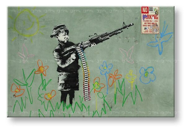 Obraz na plátne Street ART – Banksy