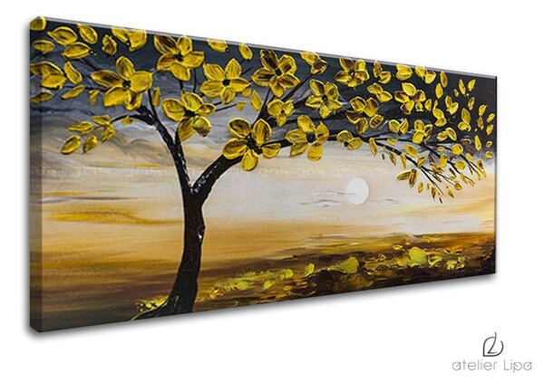 Autorská reprodukcia na plátne STROM XOBBI182E1