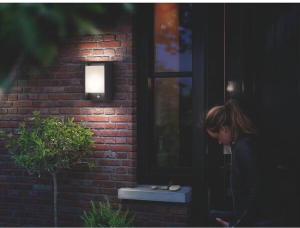 Philips 16461/93/P3 Arbour LED 4000K nástenné svietidlo so senzorom IP44