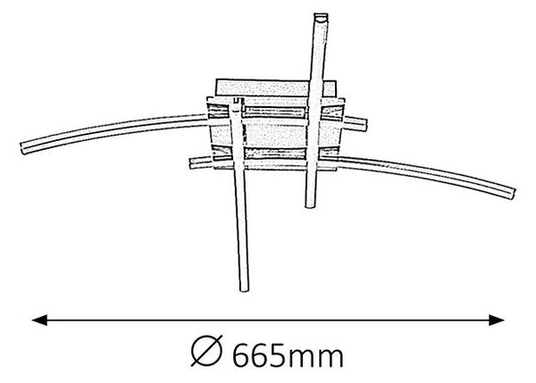 Rabalux 2503 ALEXIS stropné svietidlo LED 24W=1920lm 4000K