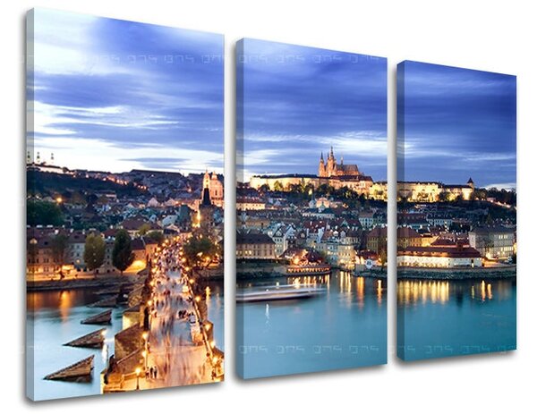 Obraz na stenu 3 dielny PRAHA CZ006E30