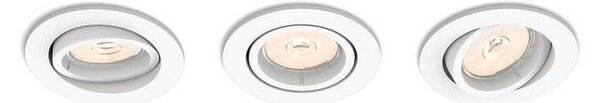Philips 50183/31/PN myLiving Enneper zápustné svietidlo 3-set 3xGU10 biele