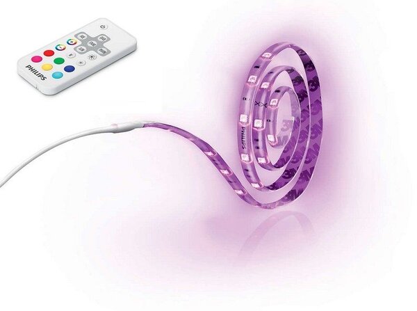 Philips 70102/31/P6 LightStrips RGB LED pás na diaľkové ovládanie 5m RGB 30-farieb 17W=260lm