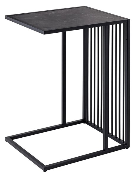 Dizajnový odkladací stolík Haines 43 cm vzor mramor