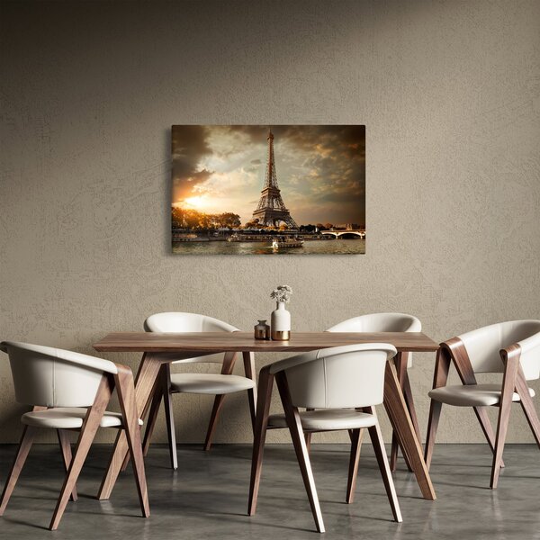 Obraz - Eiffelova veža, Paríž, Francúzsko (90x60 cm)