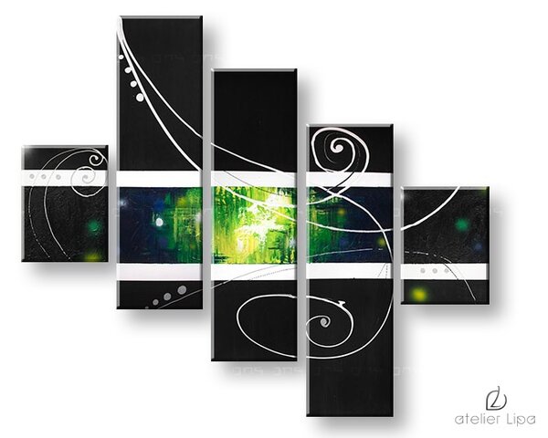 Autorská reprodukcia na plátne ABSTRAKT - 100x65 cm