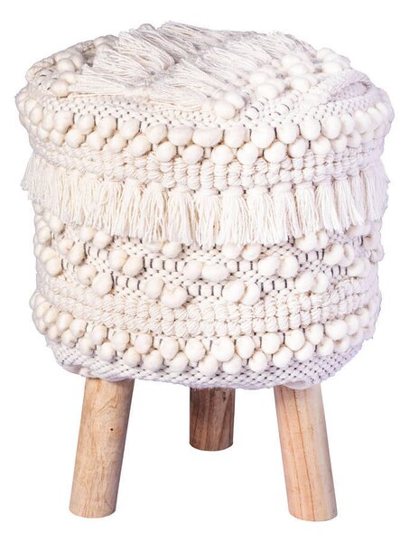 TABURETKA, drevo, textil, 38/50/38 cm - Kreslá, Online Only
