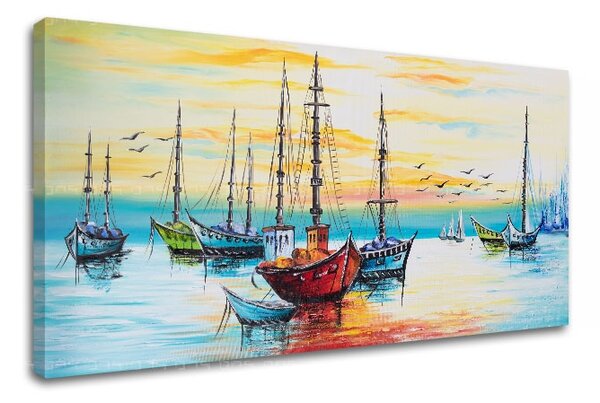 Obraz na plátne LODE - 90x50 cm
