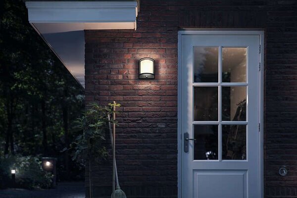 Philips 17392/93/P0 Samondra LED 2700K nástenné exteriérové svietidlo 12W=1200lm IP44